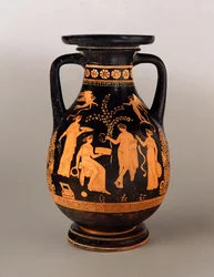 Rood-figuur Pelike, c.350 BC